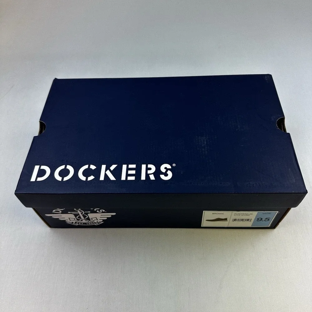 Dockers Men's Fontera 24 Lace Casual Dress Shoe Padded Tongue & Heel Cup Sz 11